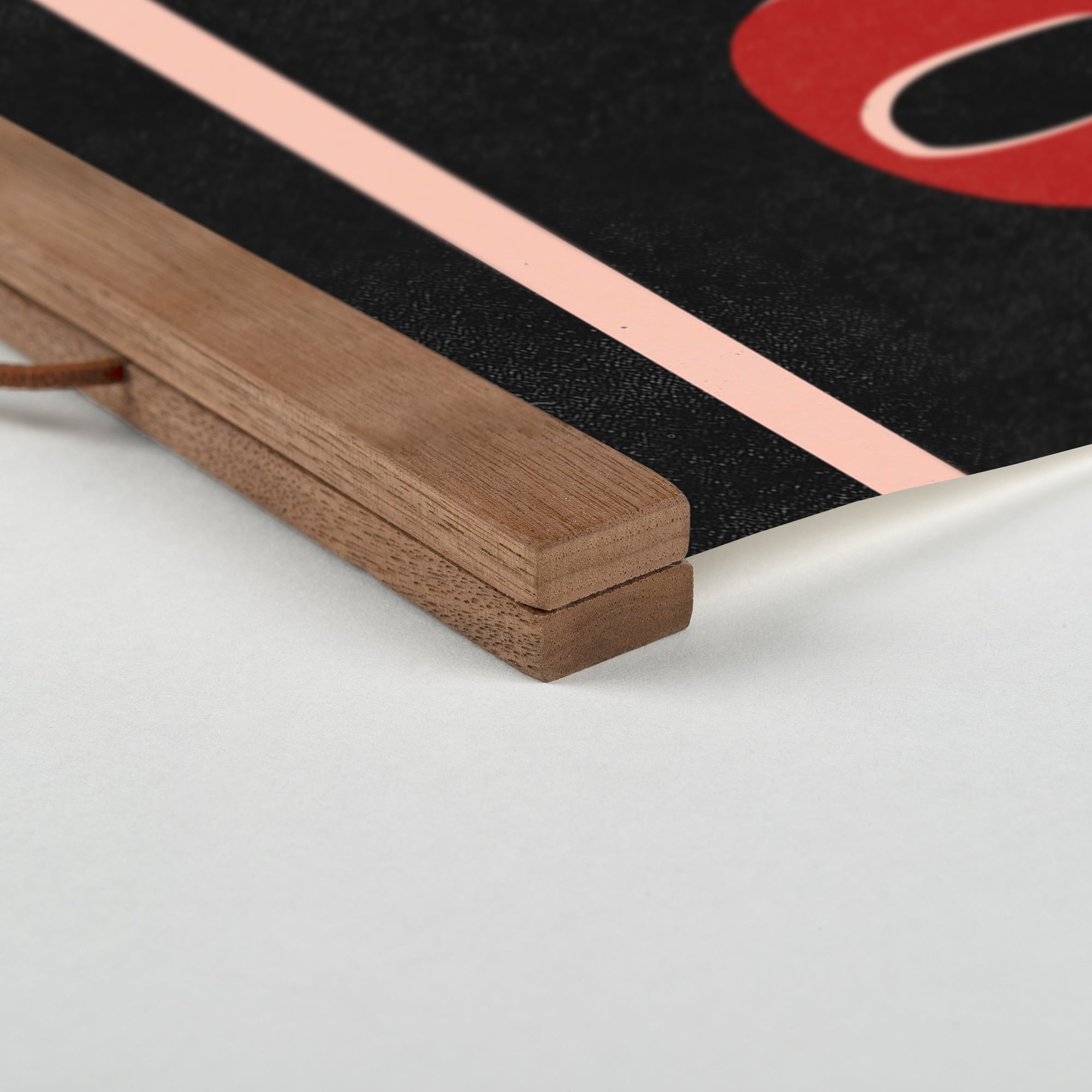 Oui Oui Oui Teak Hanging Canvas